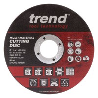 Trend AD/C115/1/MM 115x1x22.2mm M/MAT Cut Disc 10PK £17.49